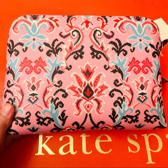 KATE SPADE HYDE LANE FUKUBUKURO COSMETIC CASE PINK - Picture 3 of 8